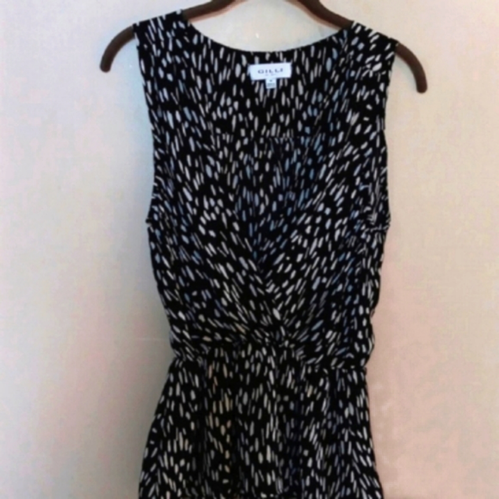 Gilli Blouse Black White Print